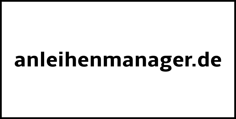 anleihenmanager.de