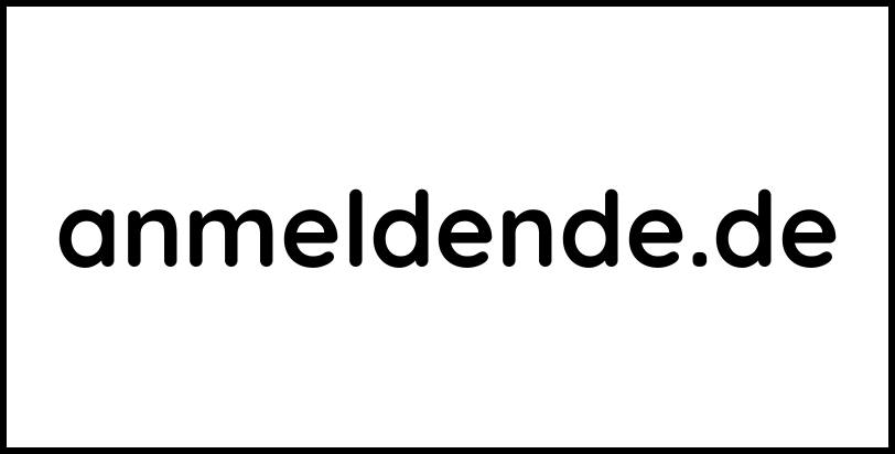 anmeldende.de