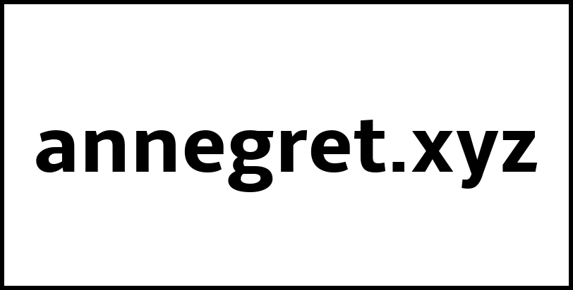 annegret.xyz