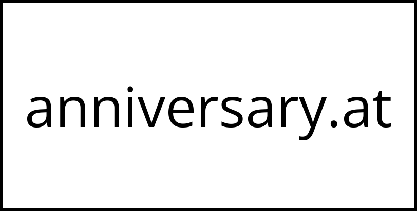 anniversary.at