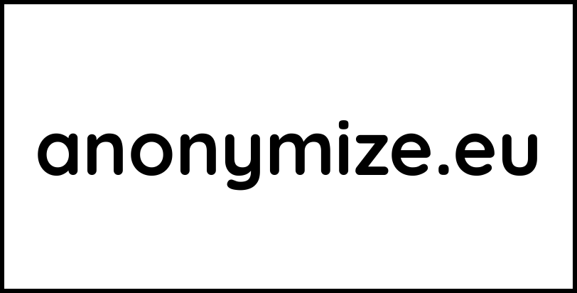 anonymize.eu