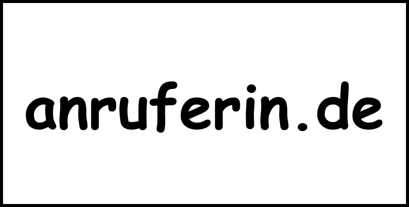 anruferin.de