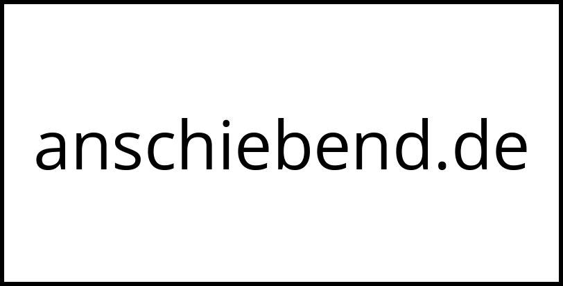 anschiebend.de