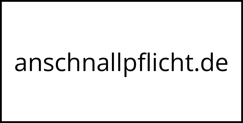 anschnallpflicht.de