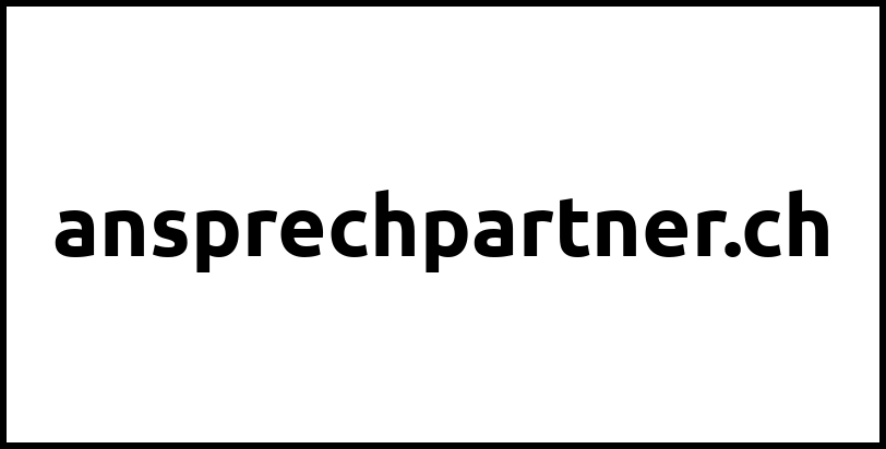 ansprechpartner.ch