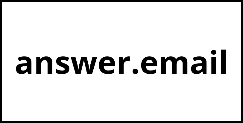 answer.email