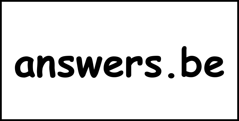 answers.be