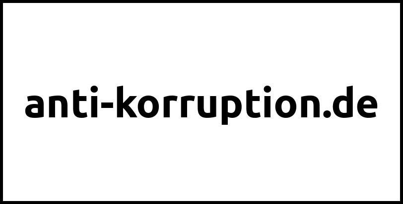 anti-korruption.de