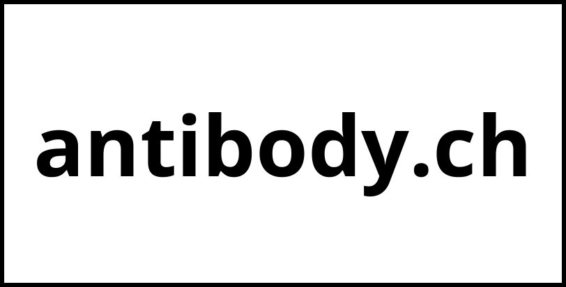 antibody.ch