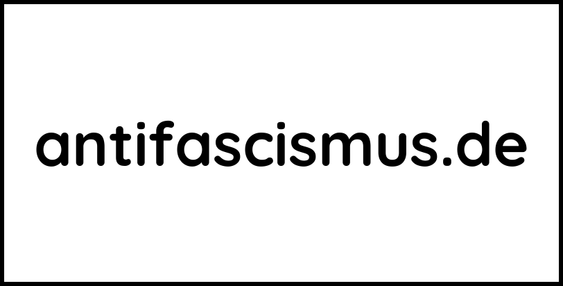 antifascismus.de