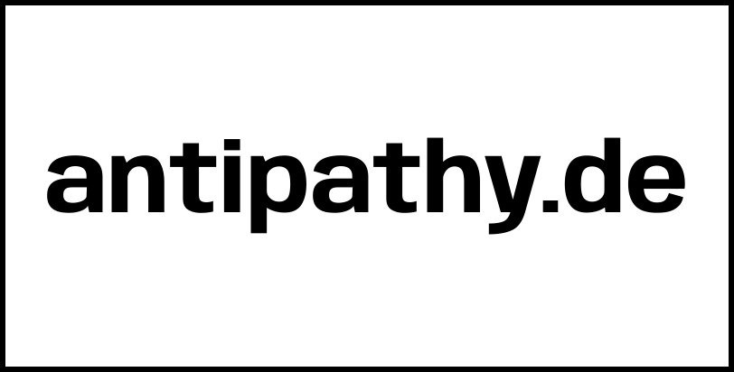 antipathy.de