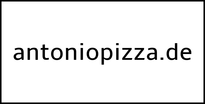 antoniopizza.de