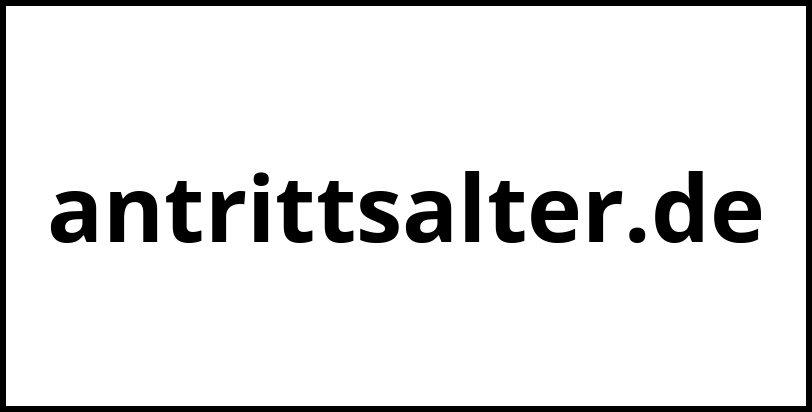 antrittsalter.de