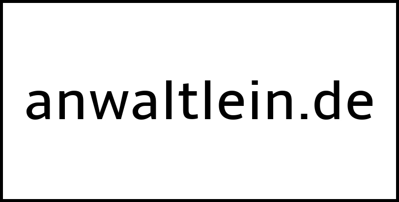 anwaltlein.de