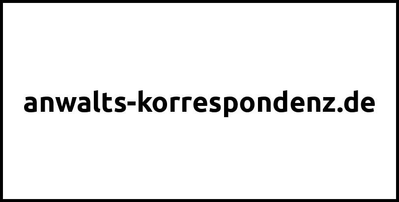 anwalts-korrespondenz.de