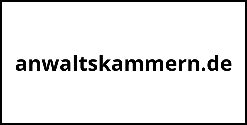 anwaltskammern.de