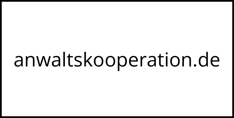 anwaltskooperation.de