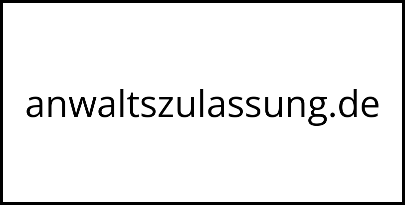 anwaltszulassung.de