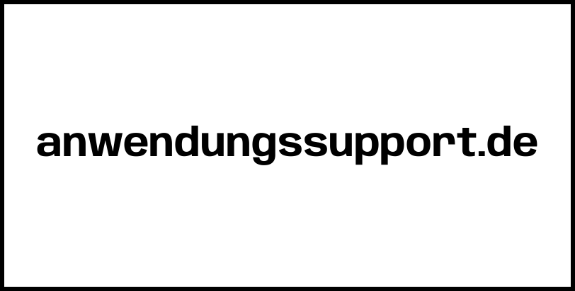 anwendungssupport.de