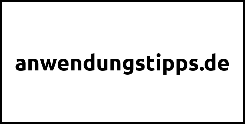 anwendungstipps.de