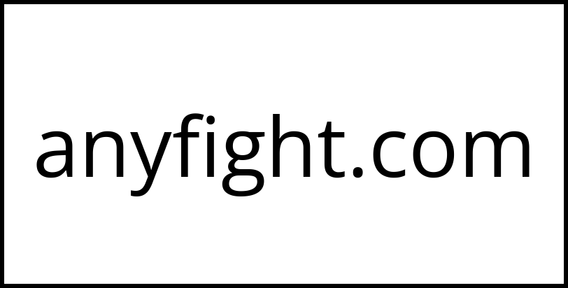 anyfight.com