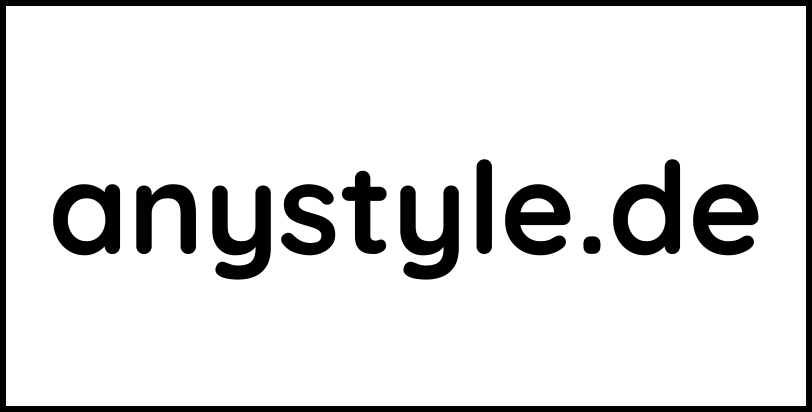 anystyle.de