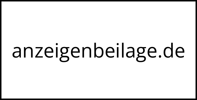 anzeigenbeilage.de