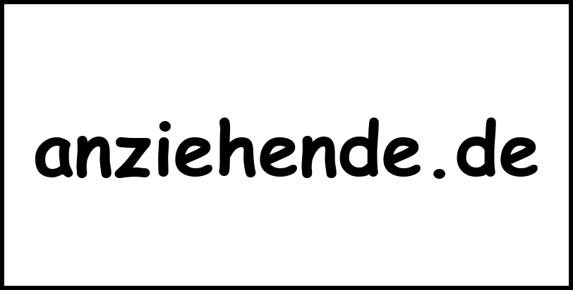 anziehende.de