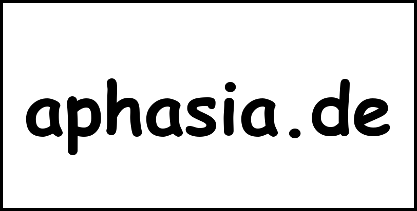 aphasia.de