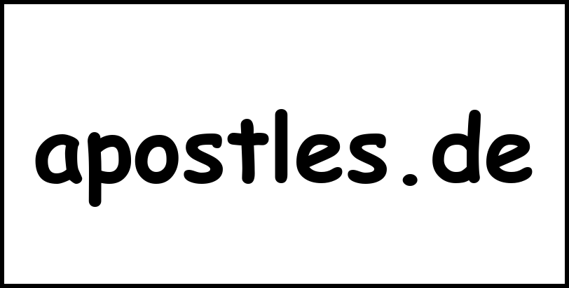 apostles.de