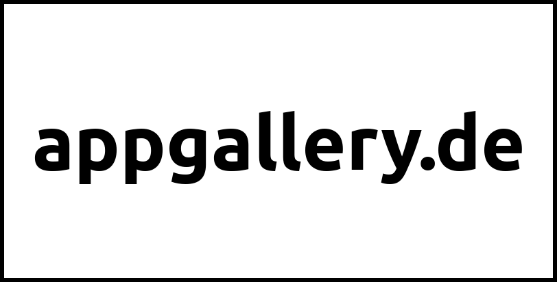 appgallery.de