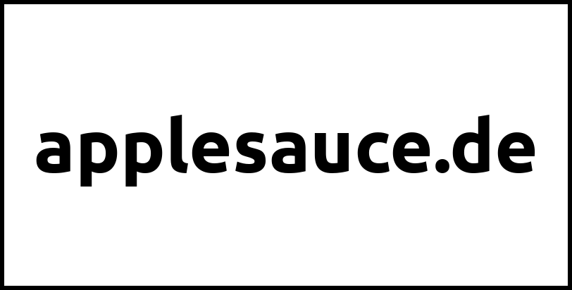 applesauce.de