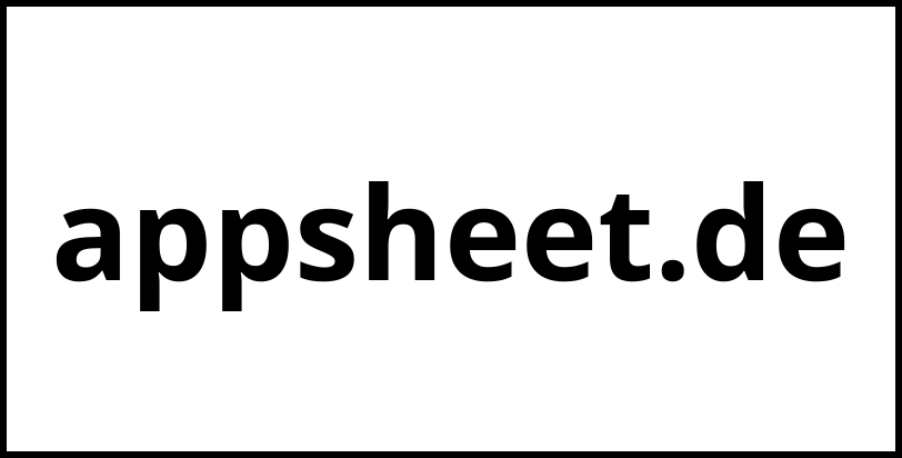 appsheet.de