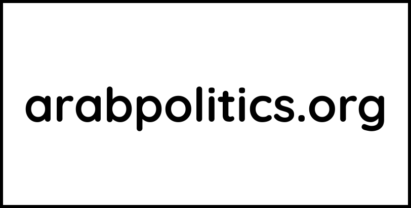 arabpolitics.org