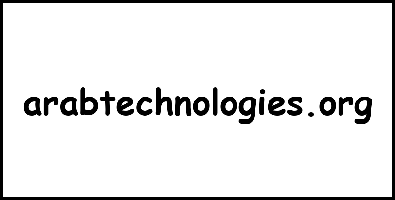 arabtechnologies.org