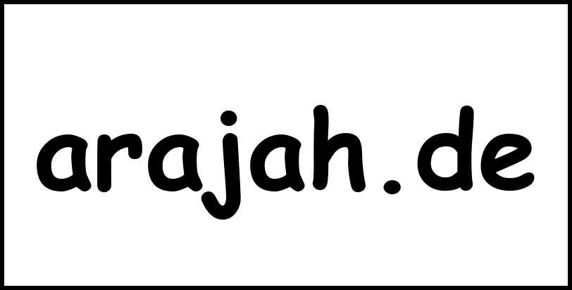 arajah.de