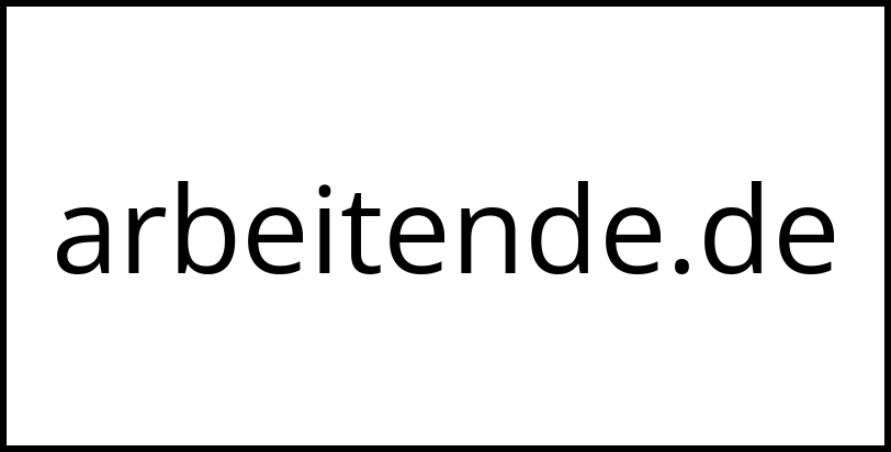 arbeitende.de