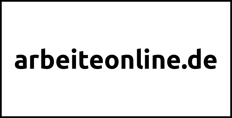 arbeiteonline.de