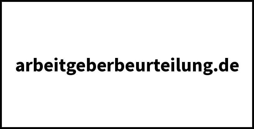 arbeitgeberbeurteilung.de