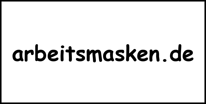 arbeitsmasken.de