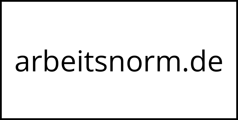 arbeitsnorm.de