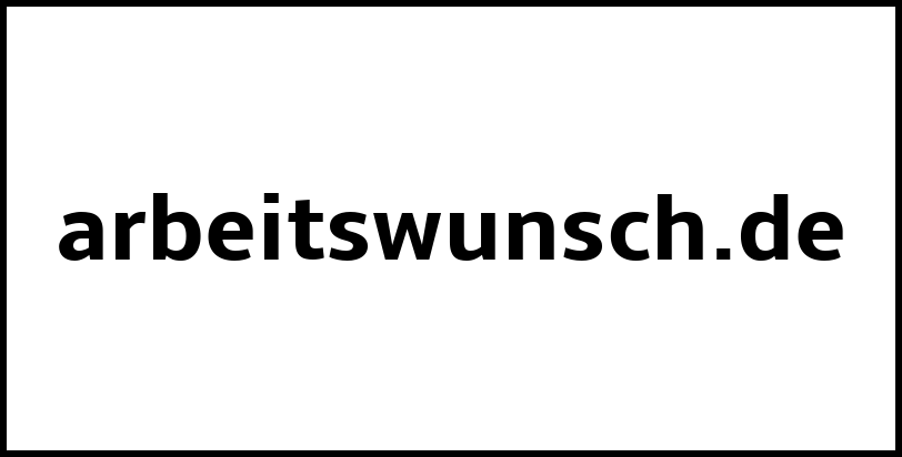 arbeitswunsch.de