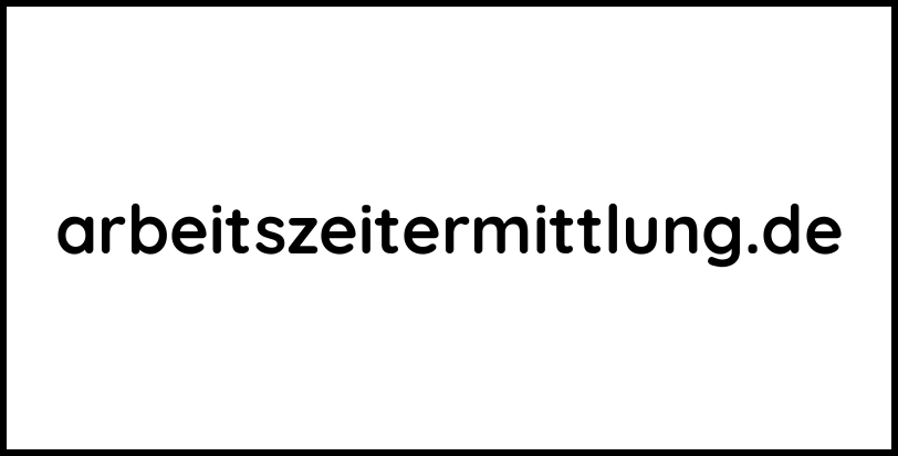 arbeitszeitermittlung.de