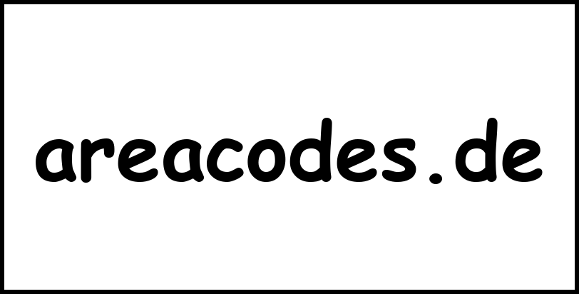 areacodes.de