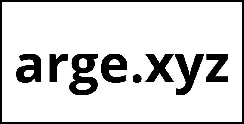 arge.xyz