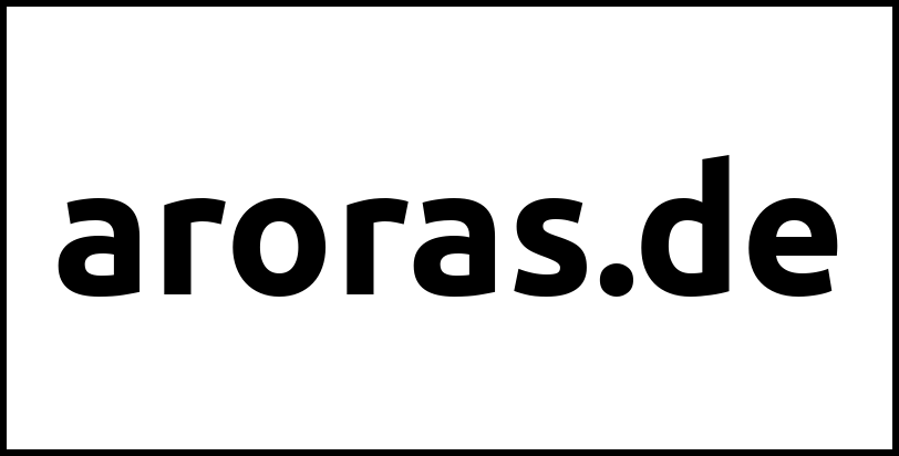 aroras.de