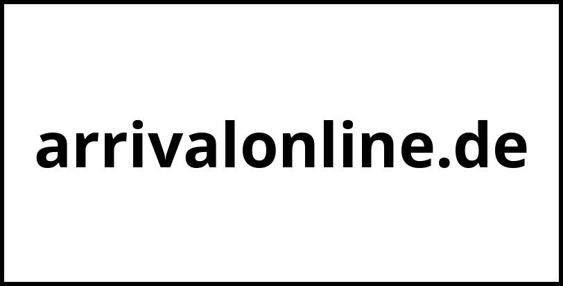 arrivalonline.de