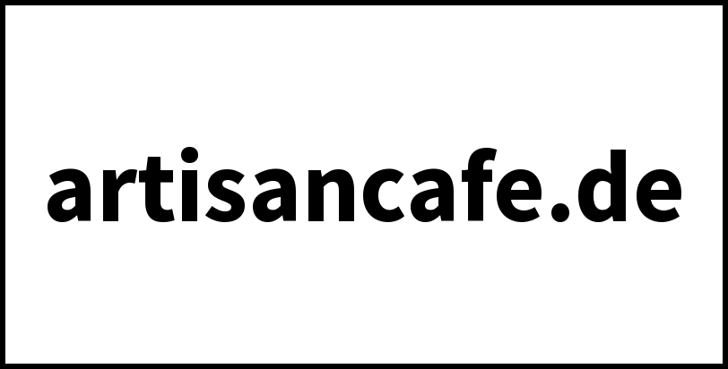 artisancafe.de