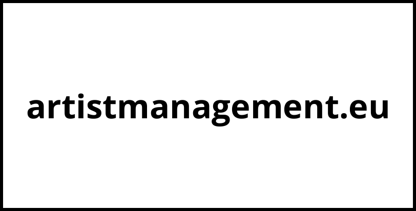 artistmanagement.eu