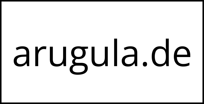 arugula.de